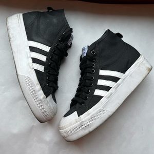 Adidas Nizza platform mid sneakers